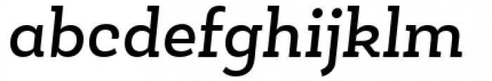 Roble Alt Medium Italic Font LOWERCASE