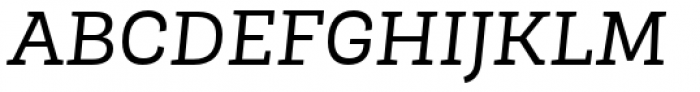 Roble Italic Font UPPERCASE