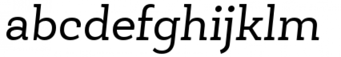 Roble Italic Font LOWERCASE