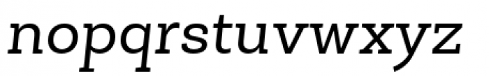 Roble Italic Font LOWERCASE