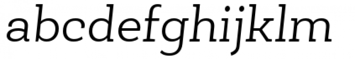 Roble Light Italic Font LOWERCASE