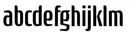 Rogue Sans Condensed Pro Light Font LOWERCASE