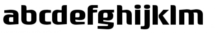 Rogue Sans Extended Pro Bold Font LOWERCASE