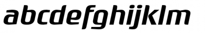 Rogue Sans Extended Pro Medium Italic Font LOWERCASE
