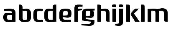 Rogue Sans Extended Pro Medium Font LOWERCASE