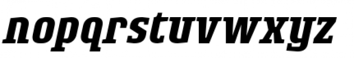 Rogue Serif Bold Italic Font LOWERCASE