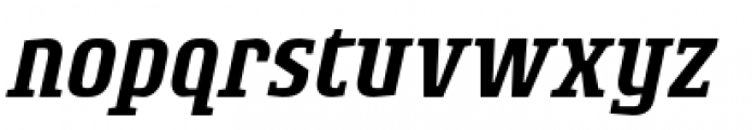 Rogue Serif Medium Italic Font LOWERCASE