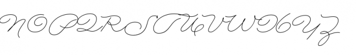 Rolling Pen Complete Font UPPERCASE