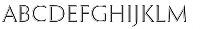 Roma Inscribed Font LOWERCASE