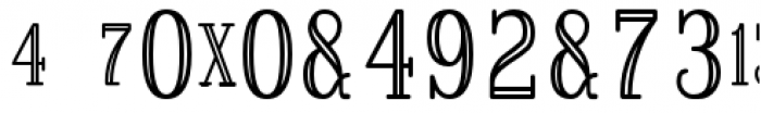 Roman Monograms Font OTHER CHARS