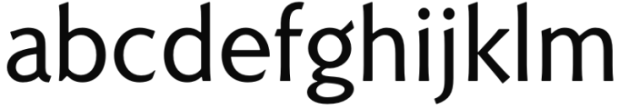 Romanica Regular Font LOWERCASE