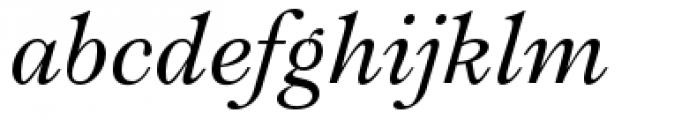 Ronaldson Italic Font LOWERCASE
