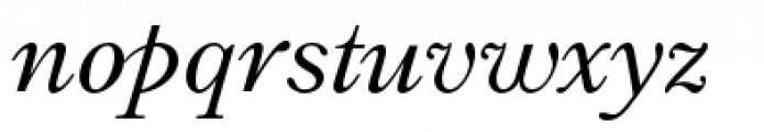 Ronaldson Italic Font LOWERCASE