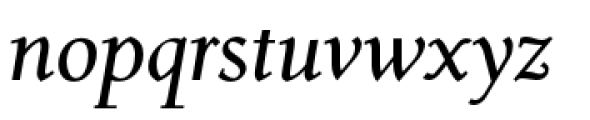 Roos SemiBold Italic Font LOWERCASE