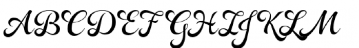 Rosarian Regular Font UPPERCASE