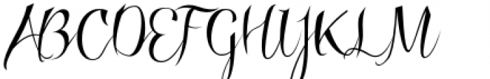 Roskrift Clean Font UPPERCASE