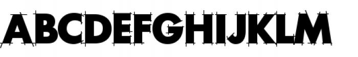 Rough Draft Solid Font LOWERCASE