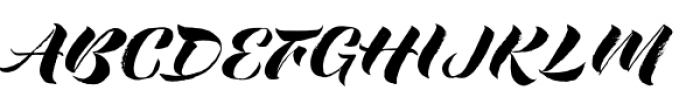 Rough Love Font UPPERCASE