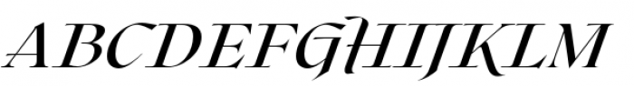 Roxborough Demi Bold Italic Font UPPERCASE