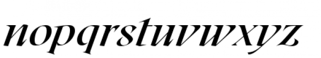 Roxborough Demi Bold Italic Font LOWERCASE