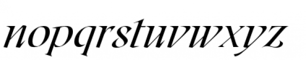 Roxborough Light Italic Font LOWERCASE