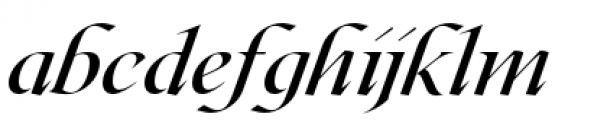 Roxborough Medium Italic Font LOWERCASE