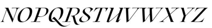 Roxborough Regular Italic Font UPPERCASE