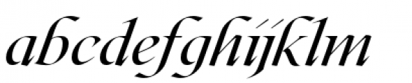 Roxborough Regular Italic Font LOWERCASE