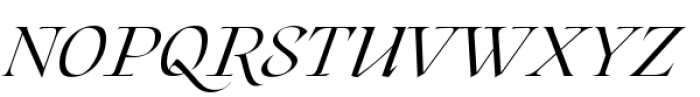 Roxborough Thin Italic Font UPPERCASE