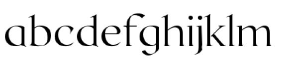 Roxborough Thin Font LOWERCASE