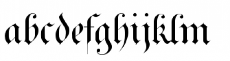Royal Bavarian Plain Font LOWERCASE