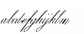 Royal Classic Bold Regular Font LOWERCASE