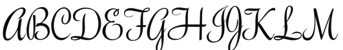 Royality Regular Font UPPERCASE