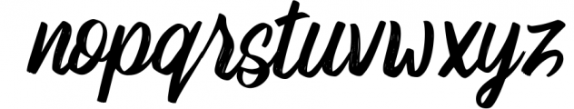 Robert Buso - Brush Font Font LOWERCASE