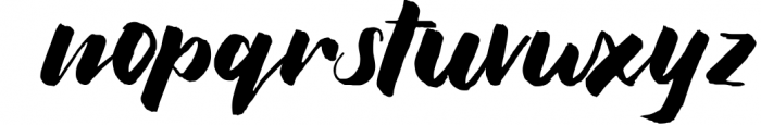 Roberts // Strong Bold Brush Script Font LOWERCASE