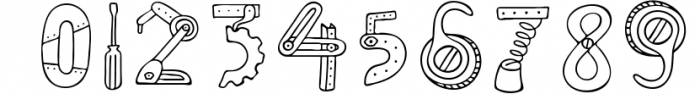 Robotikka Typeface 1 Font OTHER CHARS