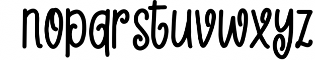 Rollerstock - Fancy Handrawn Font Font LOWERCASE