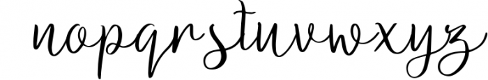 Romy Style Font LOWERCASE