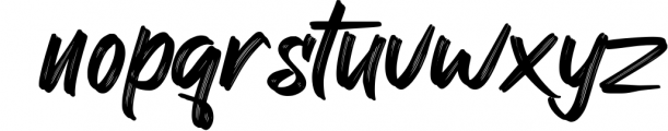 Ronxetta | BRUSH FONT 1 Font LOWERCASE