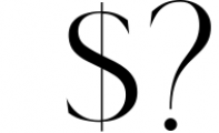 Roseritta - Ligature Serif 1 Font OTHER CHARS