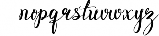 Rosita script - stylish brush font Font LOWERCASE