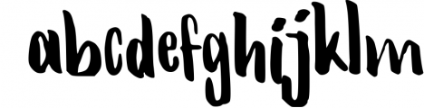 Rotisserie - a Brush Handwritten Font LOWERCASE