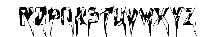ROCKETZ Font LOWERCASE