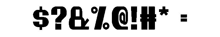 RONDATU Font OTHER CHARS