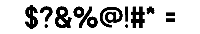 RONDOVA Font OTHER CHARS