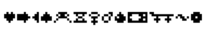 ROTORcap Symbols Font LOWERCASE