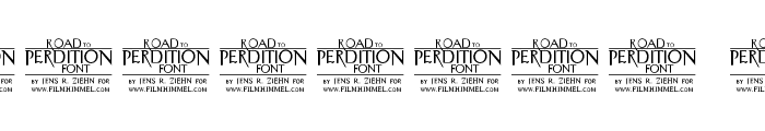 Road-to-Perdition Font OTHER CHARS