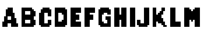 RoadPixel Font UPPERCASE