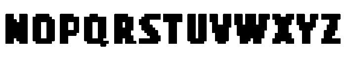 RoadPixel Font LOWERCASE