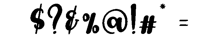 Roading Font OTHER CHARS